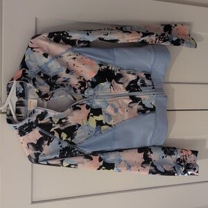Floral Zip-Up Jacket